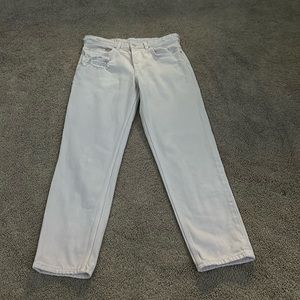 H&M low waisted pink boyfriend jeans